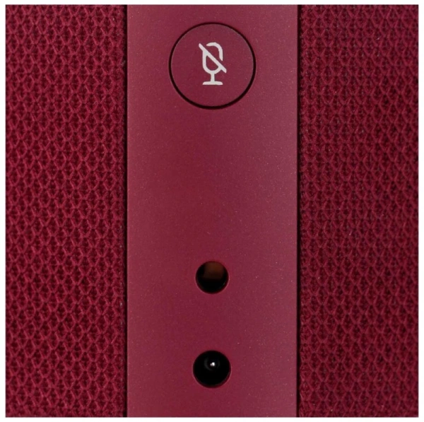 Акустическая система Яндекс.Станция Мини 2 с Алисой (Красный, с часами)